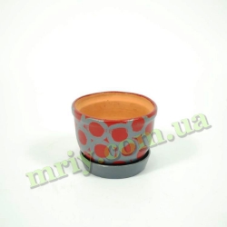 Горщик для квітів Е-№4 тамп.   V0,6 (1шт.)