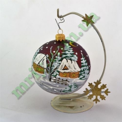 Новорічна іграшка Куля d100 М / 2 (1шт.)