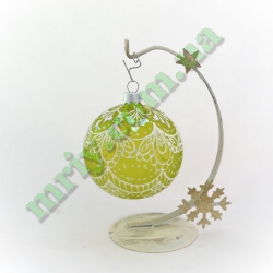 Новогодняя игрушка Шар d80 А-237-2 / 2 (1шт.)