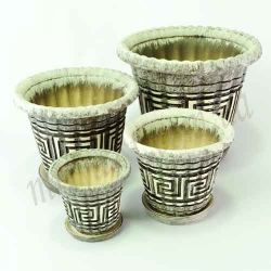 Горщик керамічний БАМБУК_4.5 (1шт.)