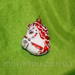 Новогодняя игрушка А 48 голова коня (1шт.)